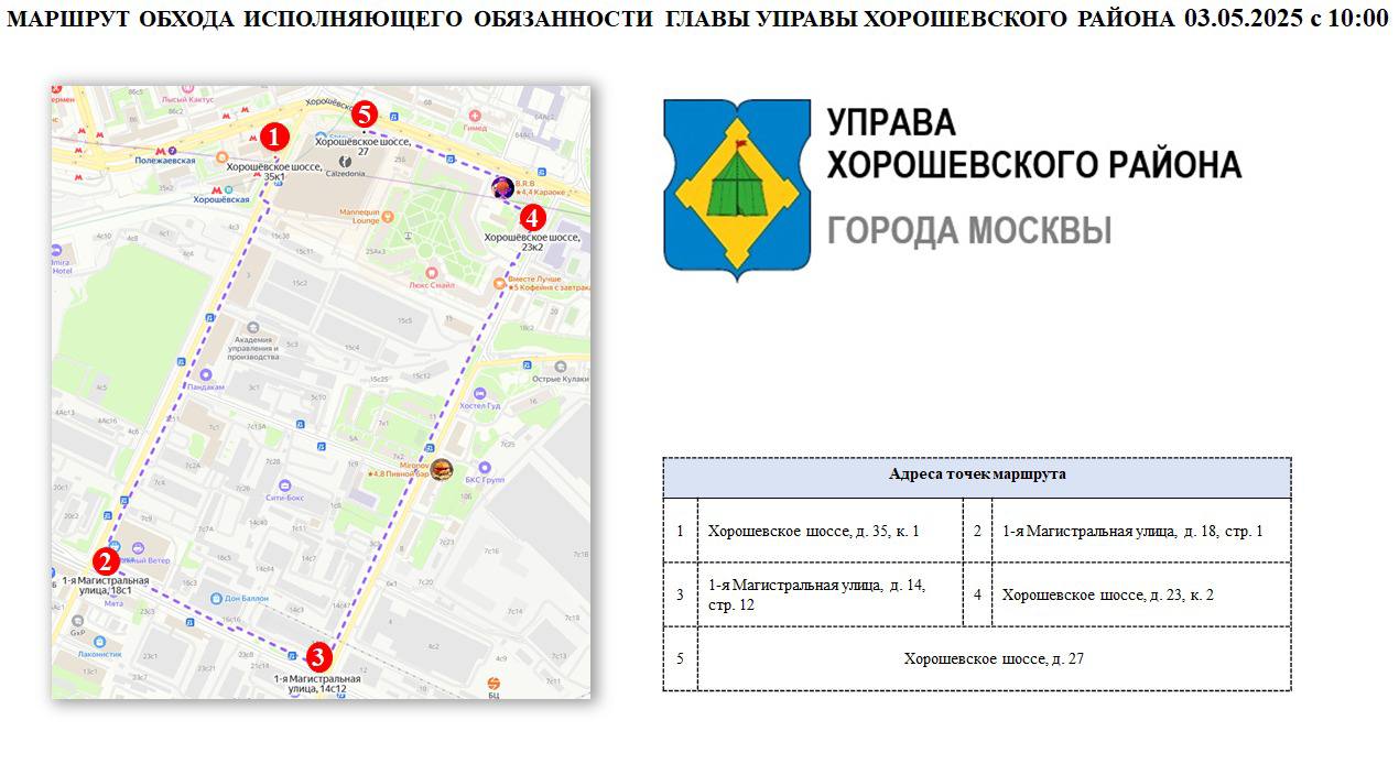 Обход территории района 03.05.2025