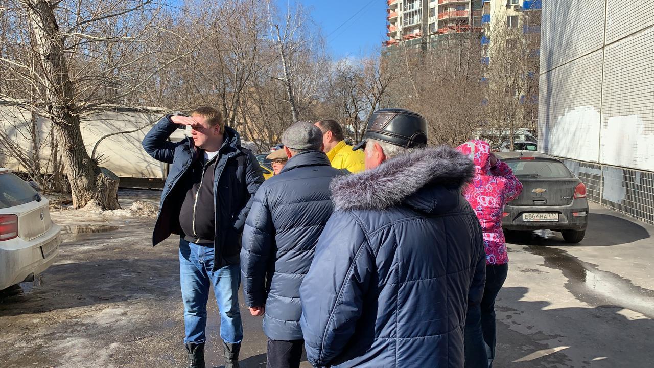 Традиционный субботний обход территории Хорошевского района 08.03.2019