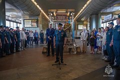 222 года славы Московской пожарной охраны: открытие выставки на станции метро «Воробьевы горы»