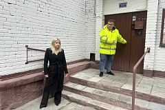 Осмотр территории района 10 октября
